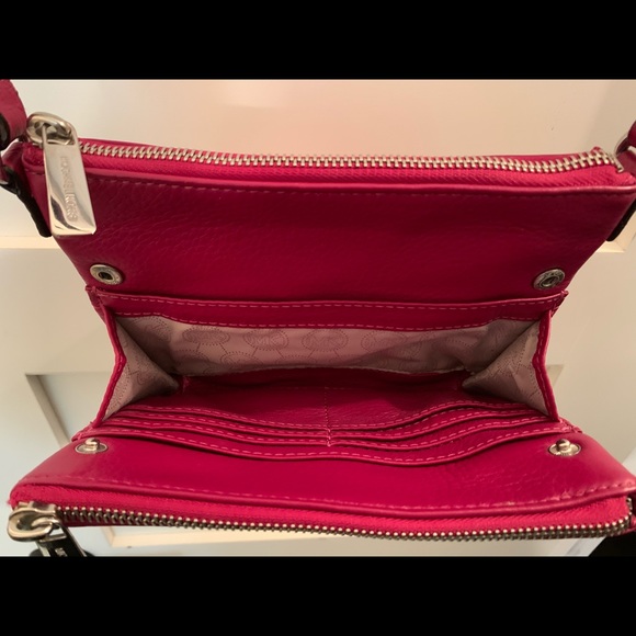 Michael Kors Bags Michael Kors Raspberry Crossbody Bag Poshmark